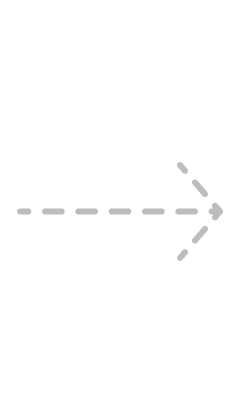 Dashed arrow pointing right on black background.